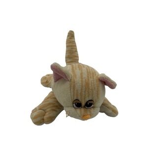 Tonka Pound Pur-r-ries Plush Unisex Small Orange Tabby Vintage 80s Kitten Toy